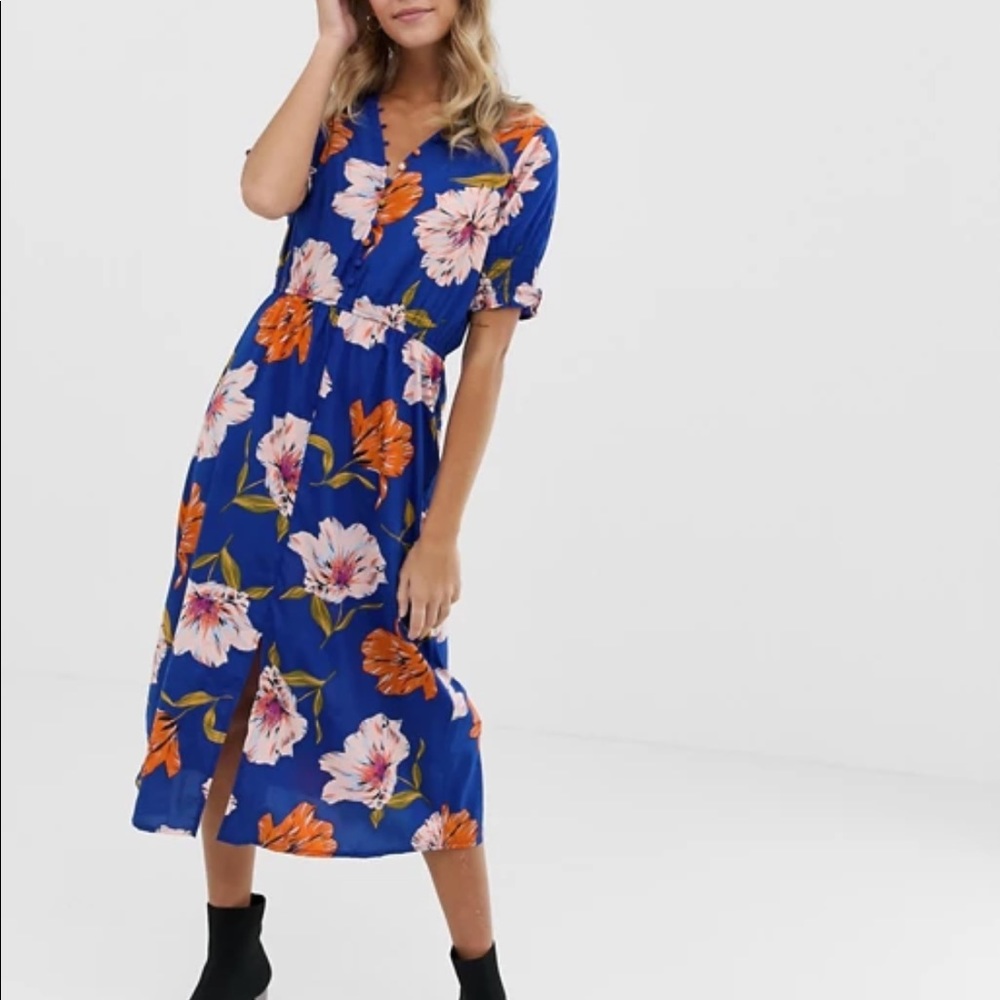 ASOS Floral Midi Dress